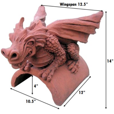 guardian dragon finial measurements