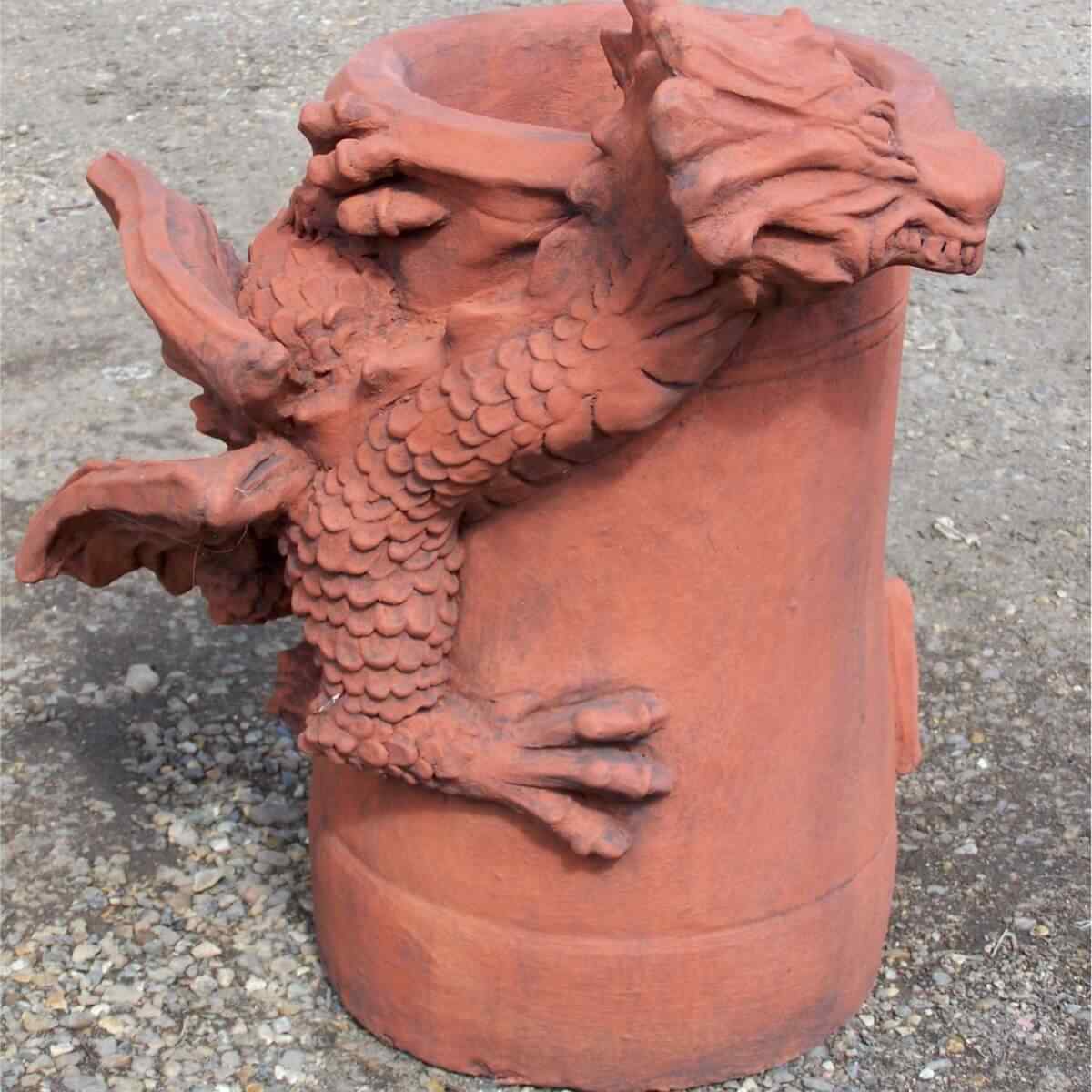 dragon chimney pot smirk